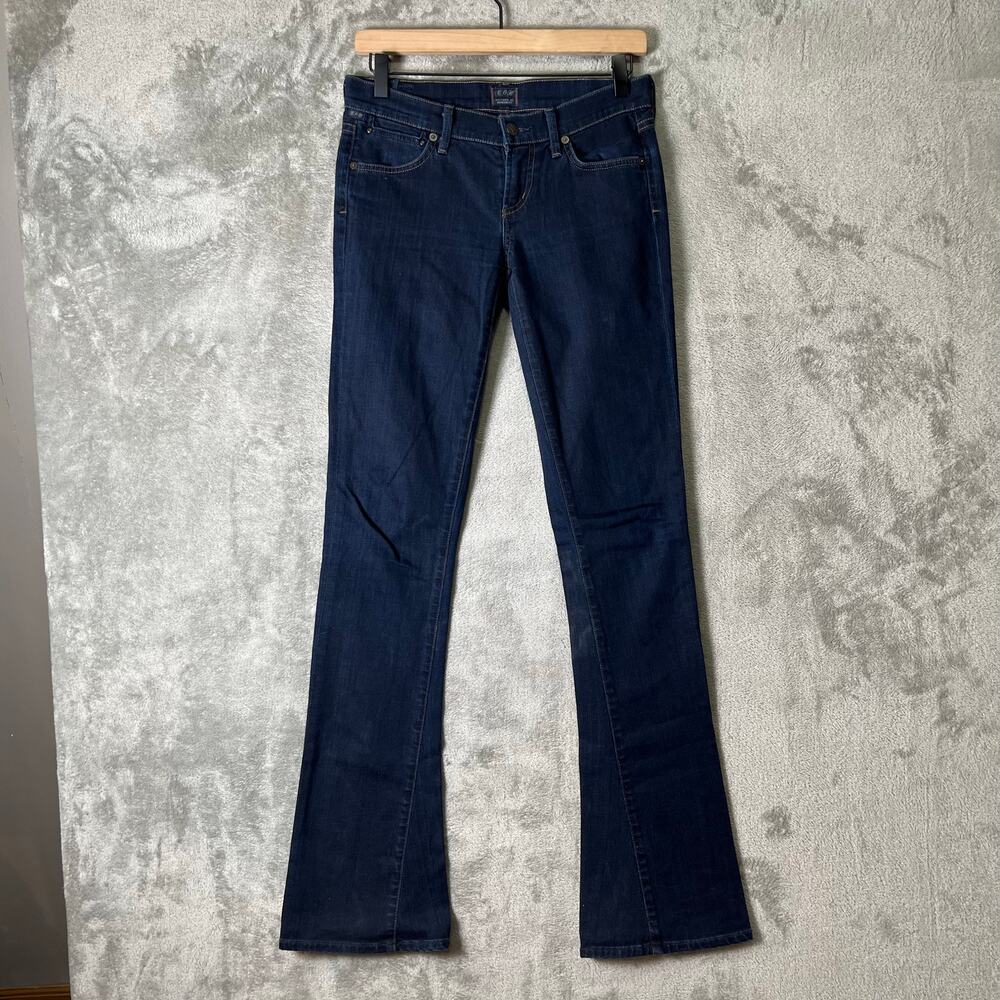 Citizens of Humanity‎ Low Rise Slim Bootcut Jeans Dark Wash 25 X 34” Y2K Baddie